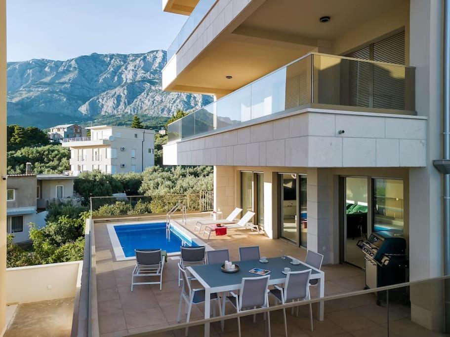Apartman Delux With Private Pool - Makarska Exklusiv ทูแชพี ภายนอก รูปภาพ