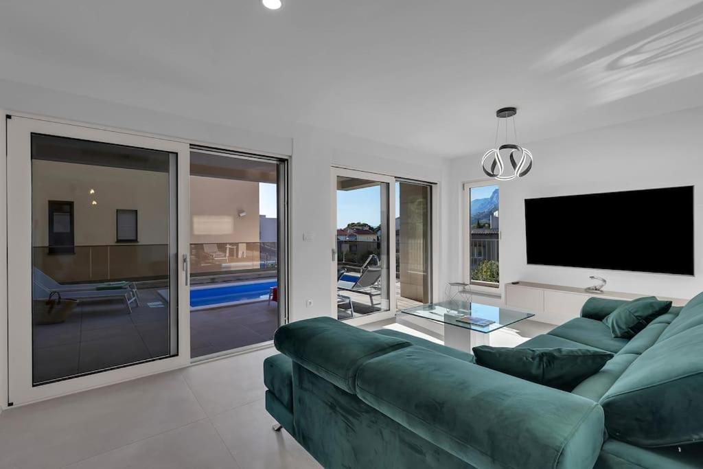 Apartman Delux With Private Pool - Makarska Exklusiv ทูแชพี ภายนอก รูปภาพ